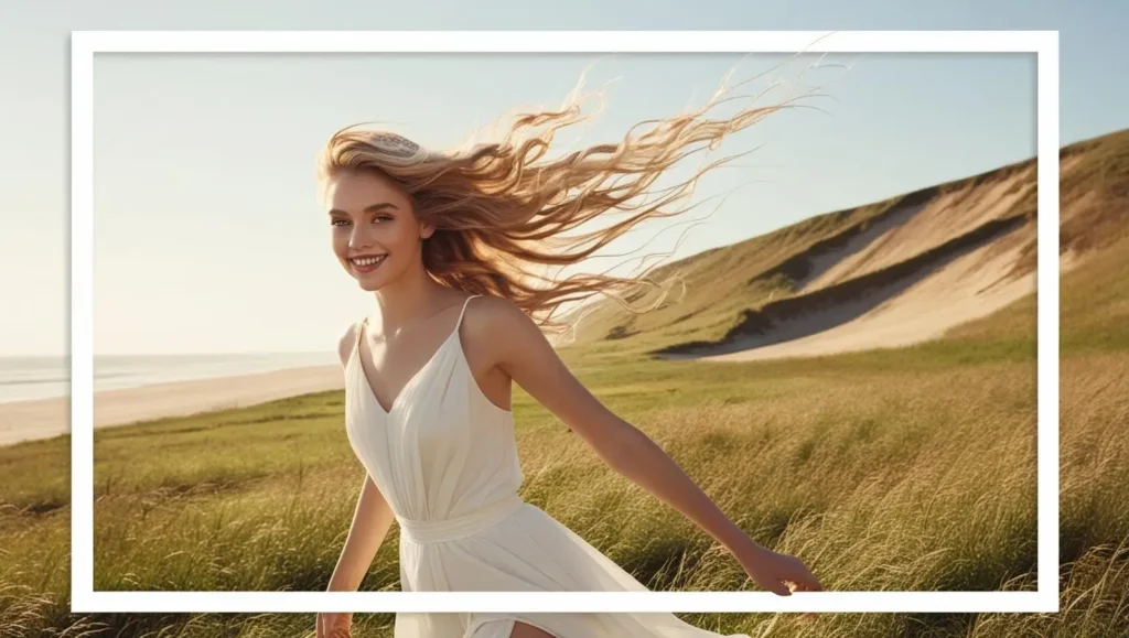 Flying Hair Captions for Instagram